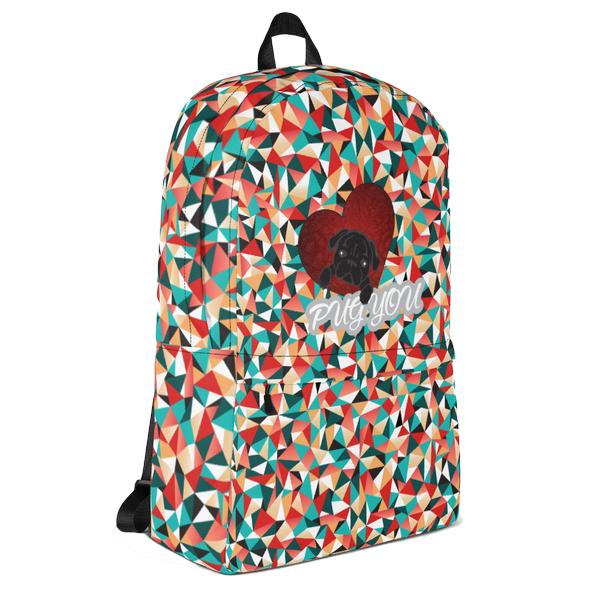 Pug You Book Bag (600x600), Png Download