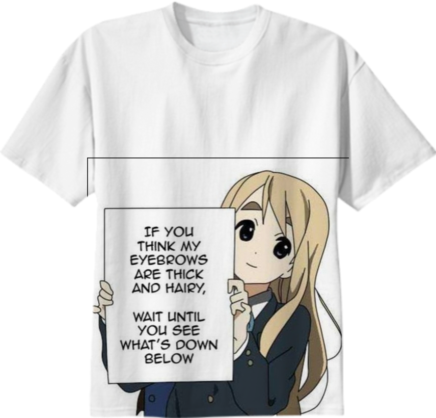Shop Maroon A Shit Cotton T Shirt By Indian Man Art - If You Think My Eyebrows Are Thick (856x820), Png Download