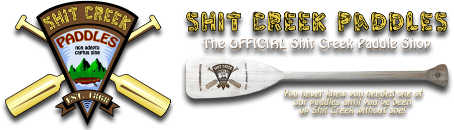 Shit Creek Paddle Shop - Bullet (925x270), Png Download