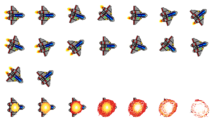 Download Galaga Ship Sprite Png - Cartoon PNG Image with No Background -  PNGkey.com