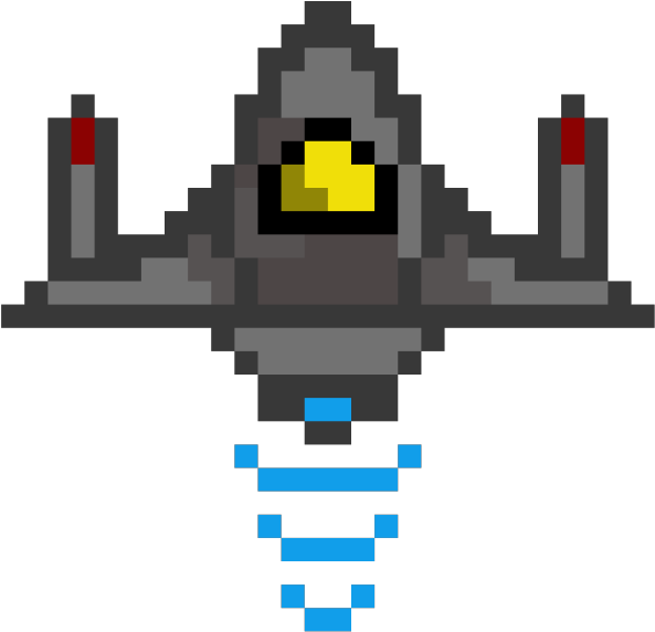 Galaga Enemy Sprite Png Vector Royalty Free - Video Game (676x676), Png Download