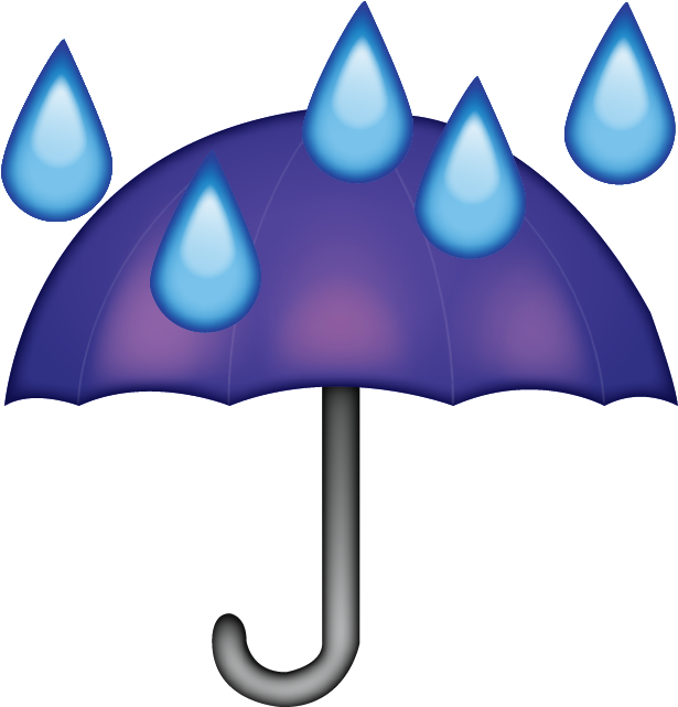 Download Umbrella Drops Island Icon - Emoji Umbrella (480x480), Png Download