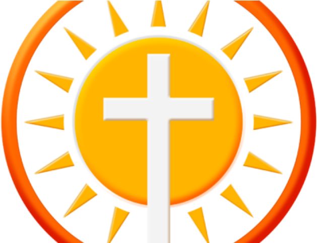Sunshine Clipart Cross - Cross In A Circle (640x480), Png Download