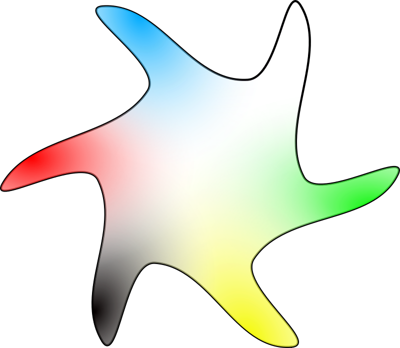 Figure, Round, Gradient, Colorful, Geometric, Color - Clip Art (640x557), Png Download