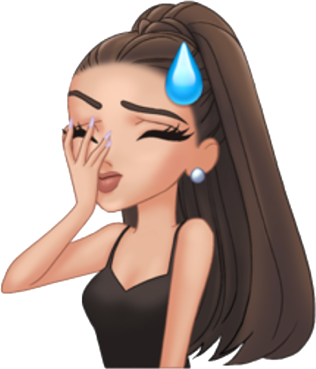 Arimoji Facepalm Sweat Sweating Nervous Emoji Water - Arimoji Png (1024x1024), Png Download