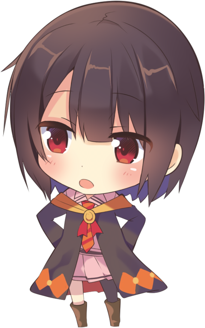Find This Pin And More On Megumin By Bhumsoonjun - Kono Subarashii Sekai Ni Shukufuku Wo Megumin Kazuma (712x1121), Png Download