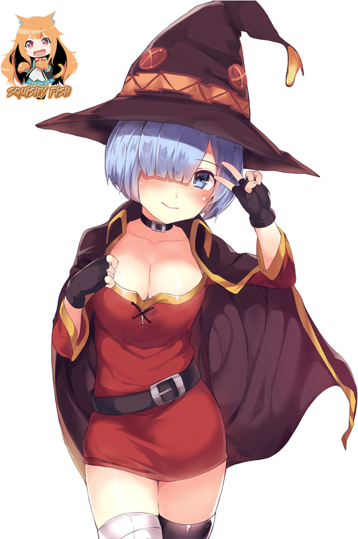 Rem X Megumin [render - Rem Megumin (762x1048), Png Download