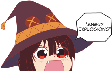 Artist - Explosion Megumin Meme (420x420), Png Download