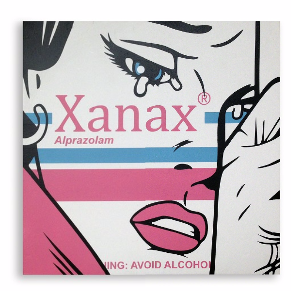 T Shirt Xanax Lil Peep (1277x611), Png Download