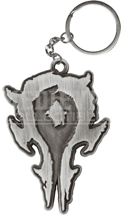 Warcraft Movie Horde Logo Metal Keychain (850x850), Png Download