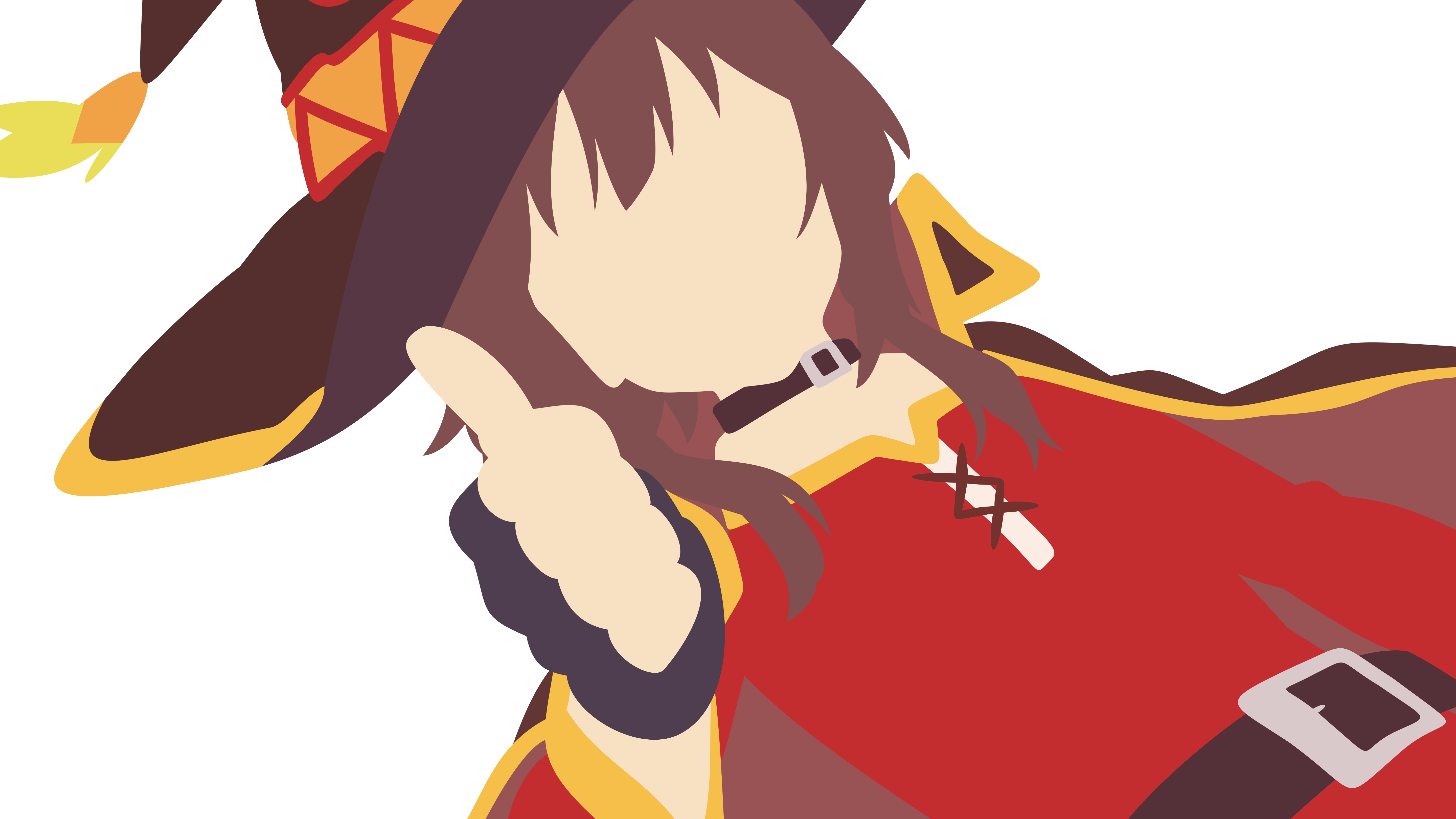 Megumin 1 Base , - Konosuba Vector (5760x3240), Png Download