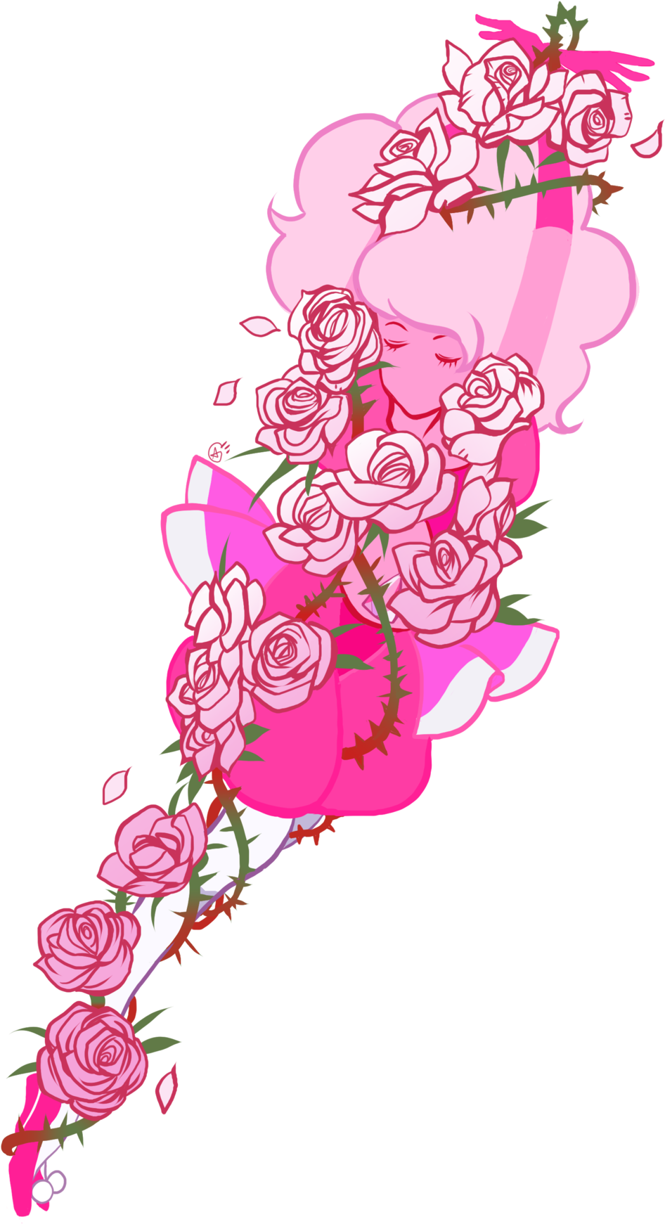 Andrea Montano Pink Diamond Pink Diamond Steven Universe, - Steven Universe Diamante Rosa (1280x1776), Png Download