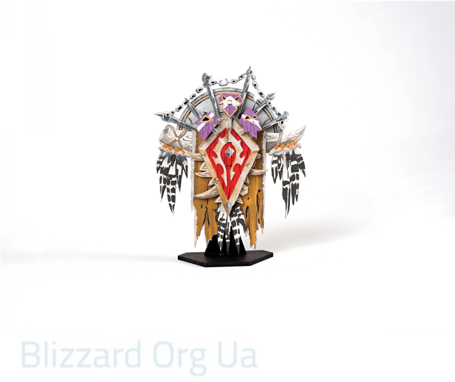 Конструктор Из Дерева 3d - World Of Warcraft Horde 3d Wood Model (900x900), Png Download