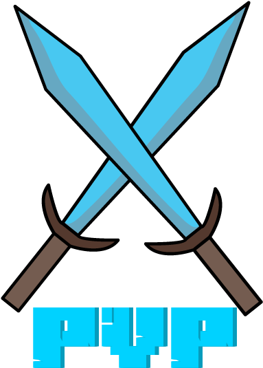 Cartoonish Diamond Swords - Minecraft (612x792), Png Download
