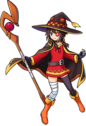 Gear-めぐみん Render - Unison League Konosuba (294x431), Png Download