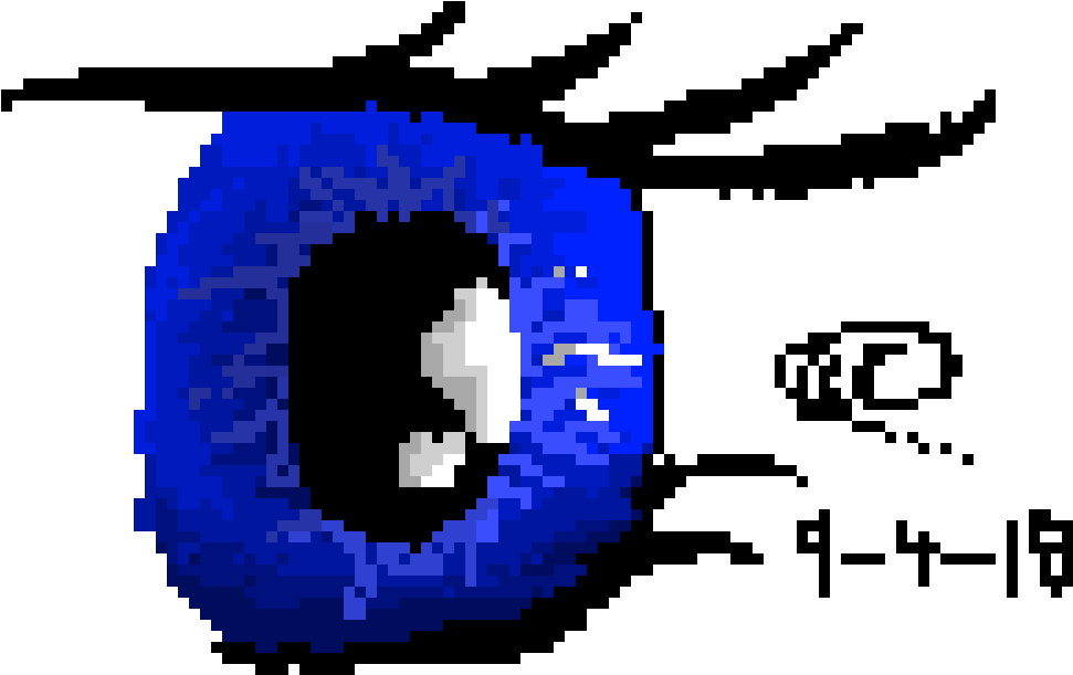 Anime Eye Blue - Circle (1050x680), Png Download