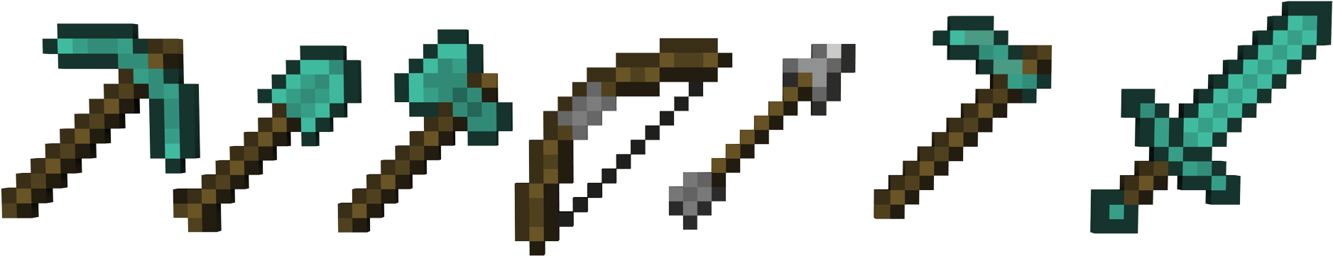Minecraft Diamond Sword Png - Minecraft Bow Coloring Pages (1920x1080), Png Download