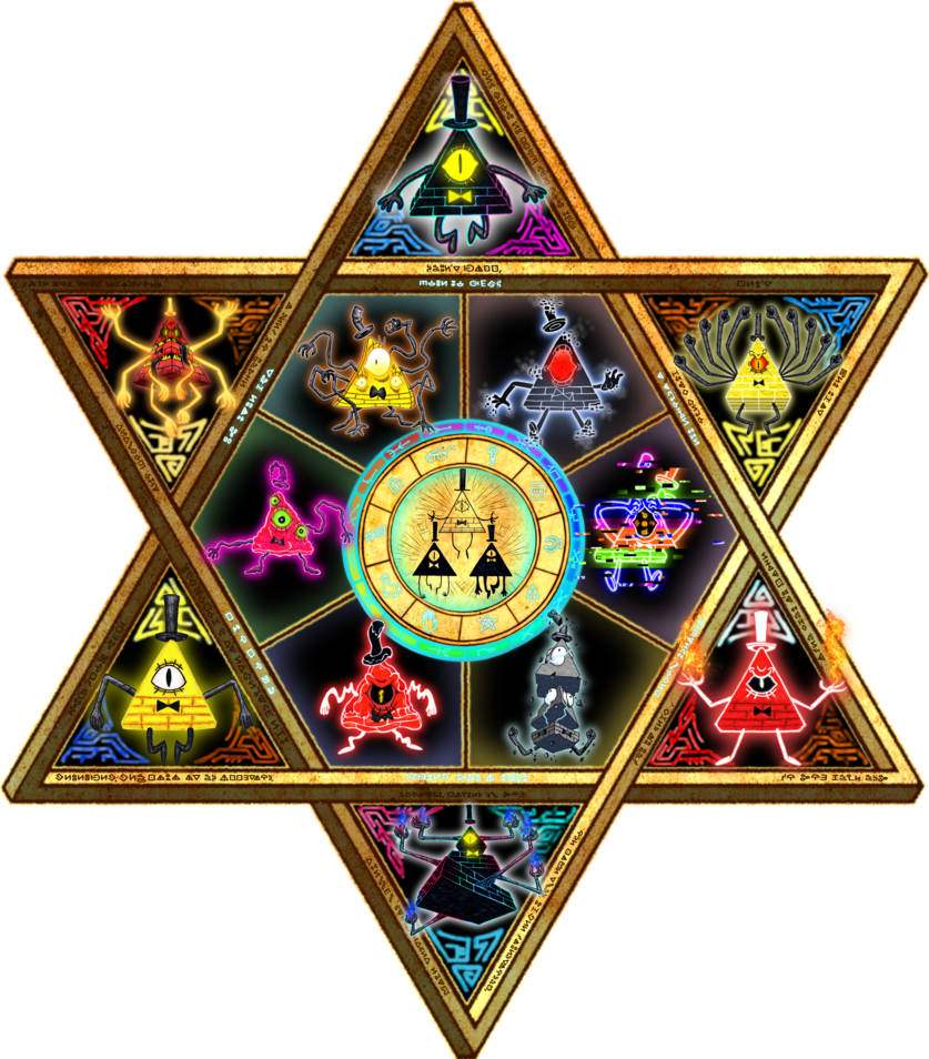 Thumb Image - Bill Cipher All Forms (837x954), Png Download