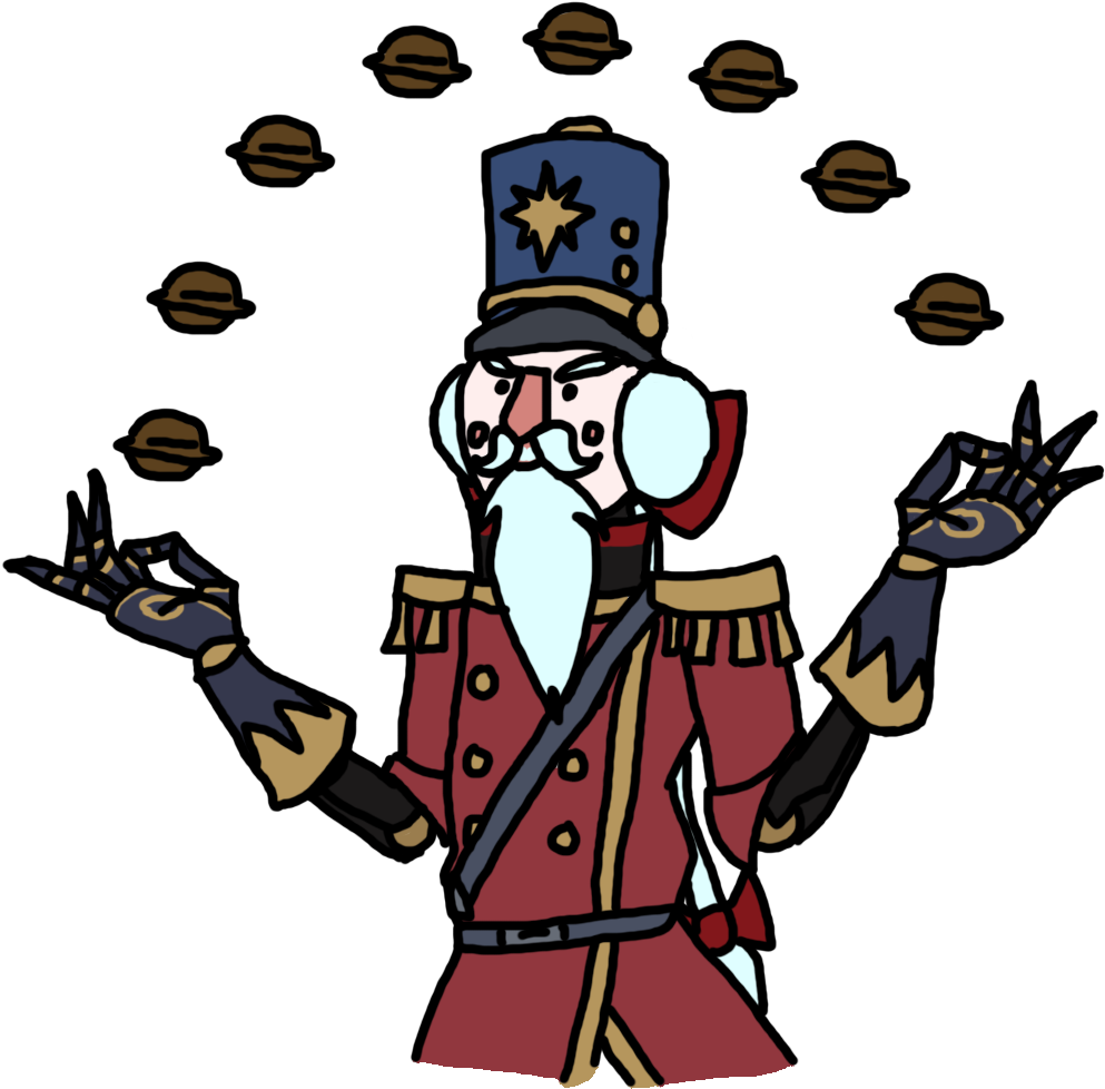 Mecry And Nutcracker Zenyatta - Zenyatta Nutcracker Png (714x651), Png Download