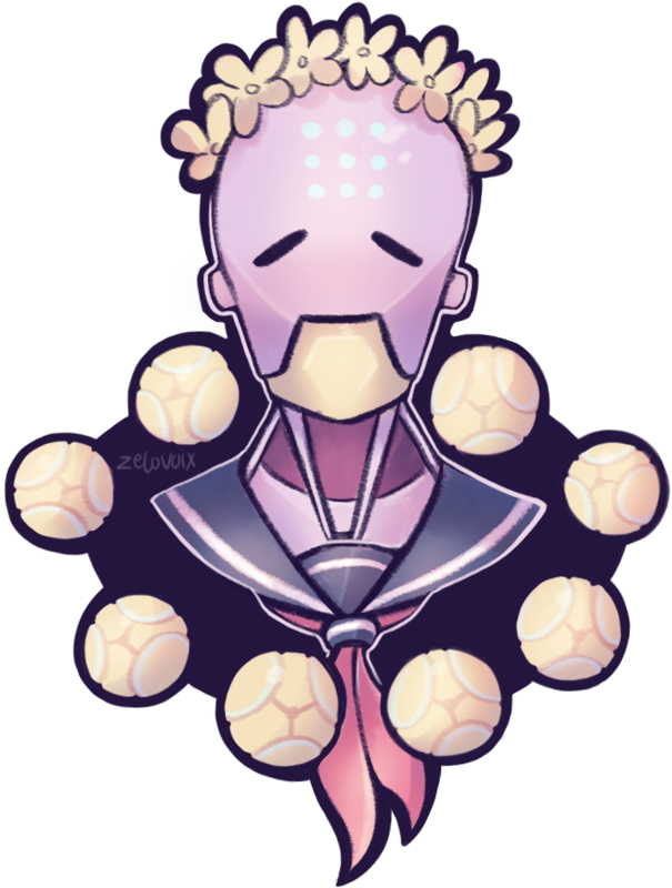 Pastel Zenyatta (605x800), Png Download