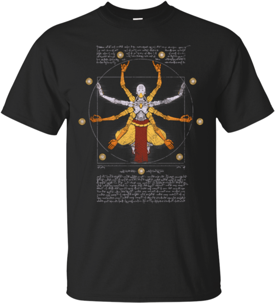 Next - Qwertee Vitruvian Omnic (1024x1024), Png Download