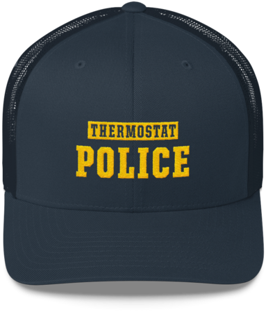 Thermostat Police Trucker Cap - Trucker Hat (480x480), Png Download
