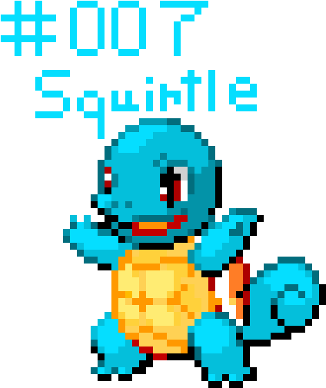 Squirtle - Squirtle Sprite (540x610), Png Download