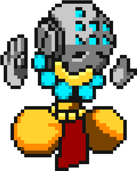 Zenyatta - Perler Beads Patterns Overwatch (1200x1200), Png Download