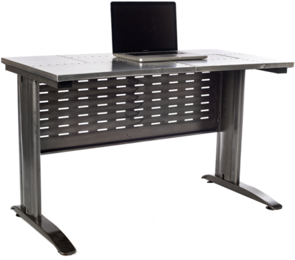 Aviator Computer/printer Desk - Urban 9-5 Writing Desk Finish: Riveted Aviator (480x390), Png Download