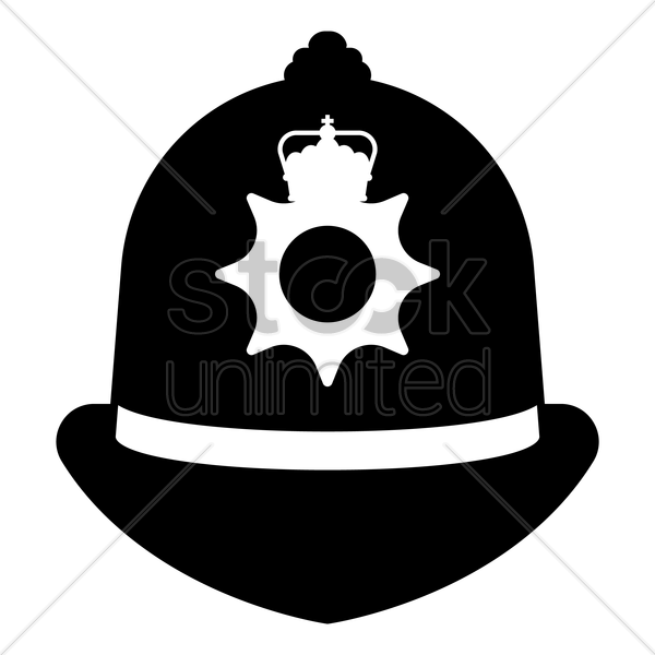 Clip Art Clipart Police Officer Clip Art - Police Helmet Vector Free (600x600), Png Download