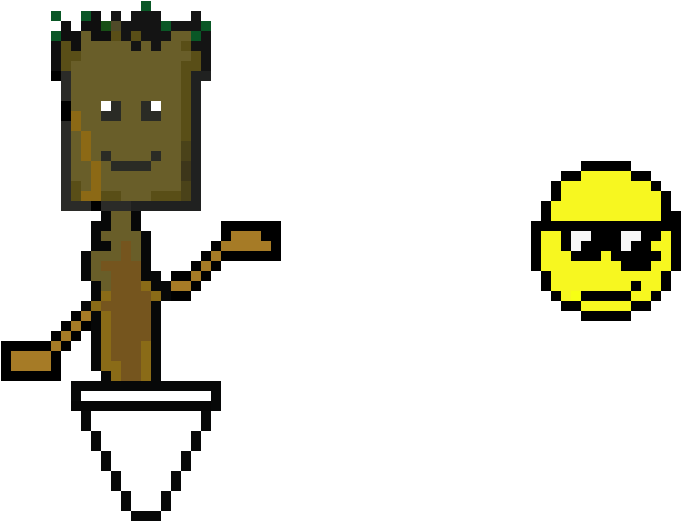 Baby Groot And Emoji - Groot Emoji (700x590), Png Download