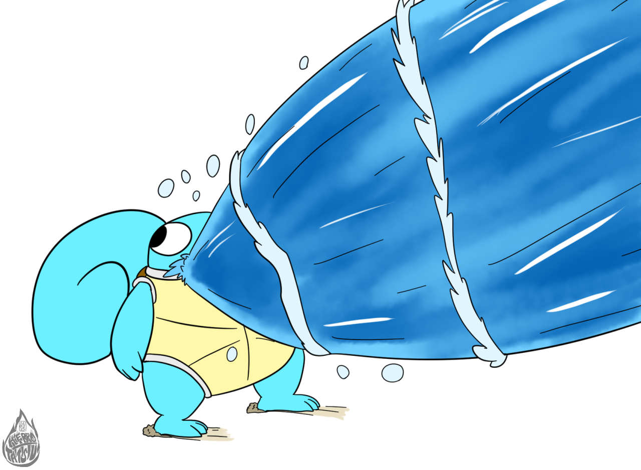 Squirtle Use - - Cartoon (1280x939), Png Download