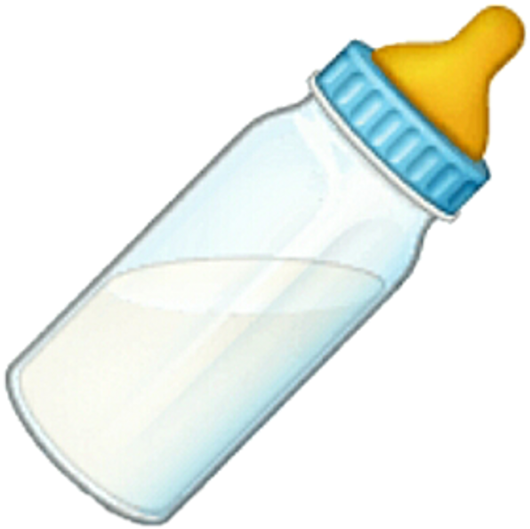 Mamadeira Emoji (1024x1024), Png Download