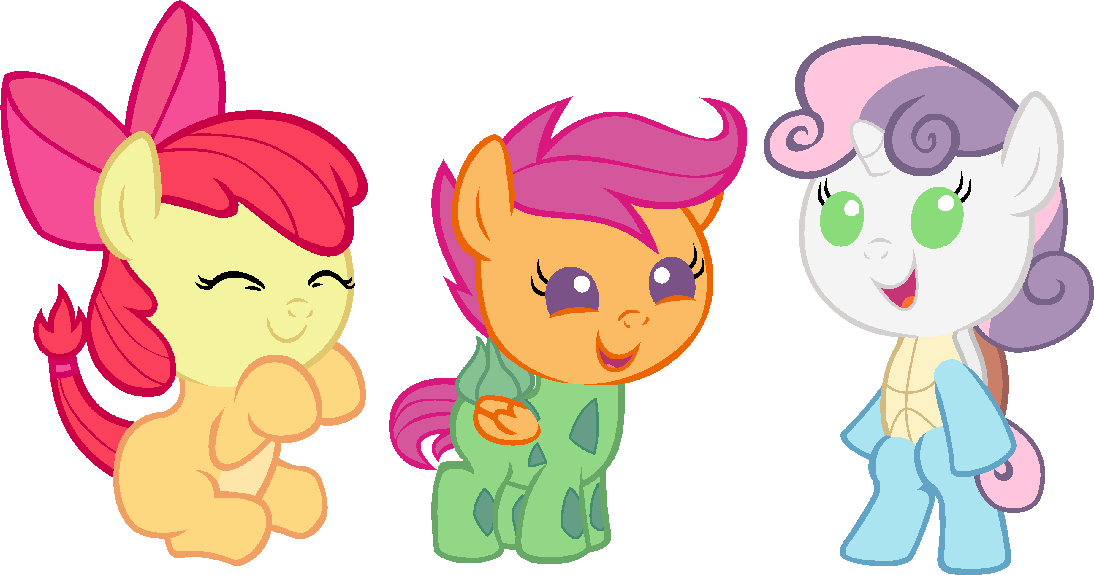 Download Baby Belle, Baby Pony, Baby Scootaloo, Bulbasaur, Charmander, - Mlp  Baby Apple Bloom PNG Image with No Background - PNGkey.com