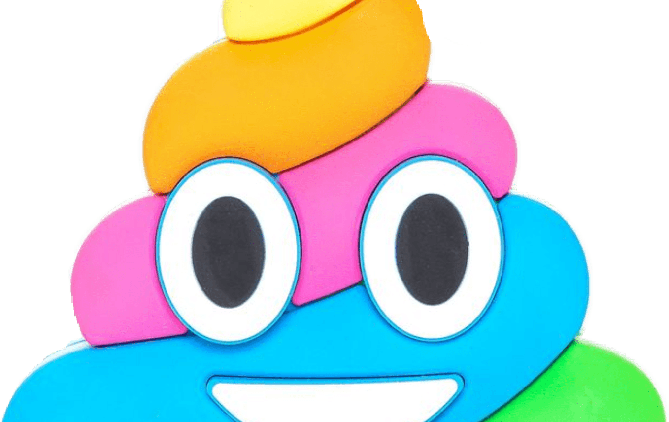 15 Rainbow Poop Emoji Png For Free Download On Mbtskoudsalg - Rainbow Poop Emoji Clipart (1368x855), Png Download