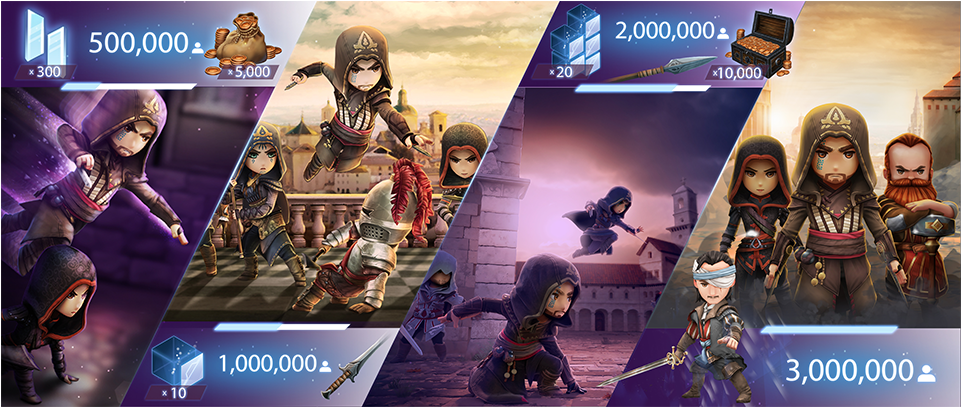 Get A Head Start In The Game With Those Rewards - Assassin's Creed (960x540), Png Download