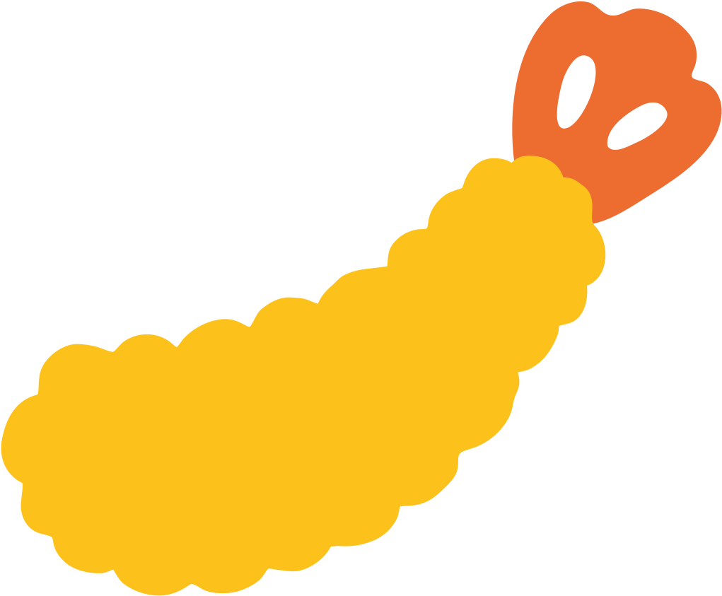 Shrimp Vector Emoji - 🍤 Emoji (1024x1024), Png Download