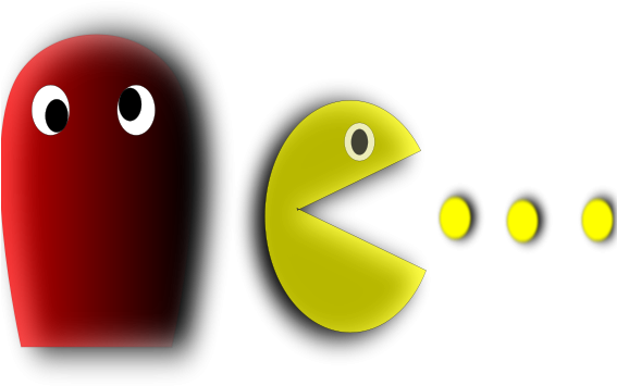 Pacman Ghost Clip Art Download - Pac-man (566x800), Png Download