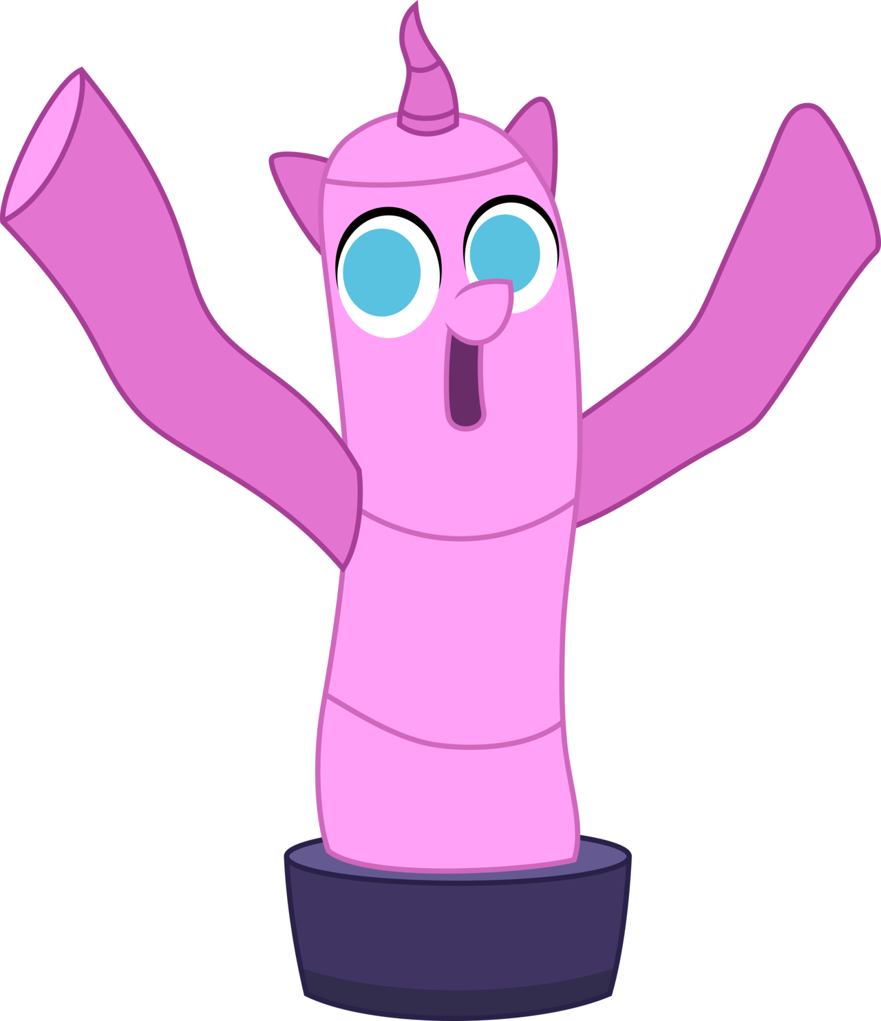 Clip Library Wacky Waving Tube Pony By Fercho On - Wacky Waving Inflatable Tube Pony (1280x1483), Png Download