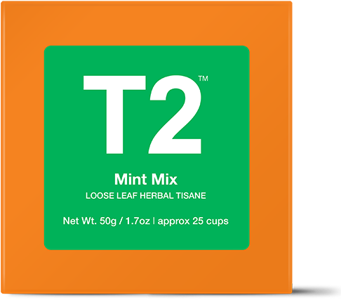 Mint Mix Loose Leaf Gift Cube - T2 Sleep Tight Tea Review (555x555), Png Download