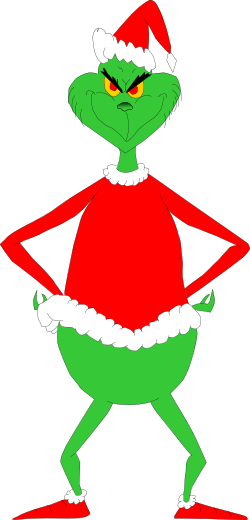 Jpg Transparent Stock Who Stole Christmas At Getdrawings - Grinch Png (250x520), Png Download