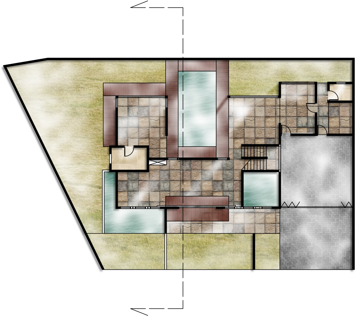 [experimental] Site Plan Rendering Styles By Felicia - Floor Plan (1400x1150), Png Download