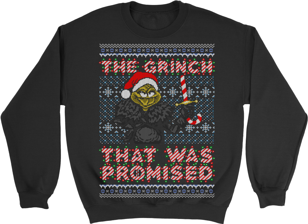 The Grinch That Was Promised - White Walker Christmas Sweater (1000x1000), Png Download