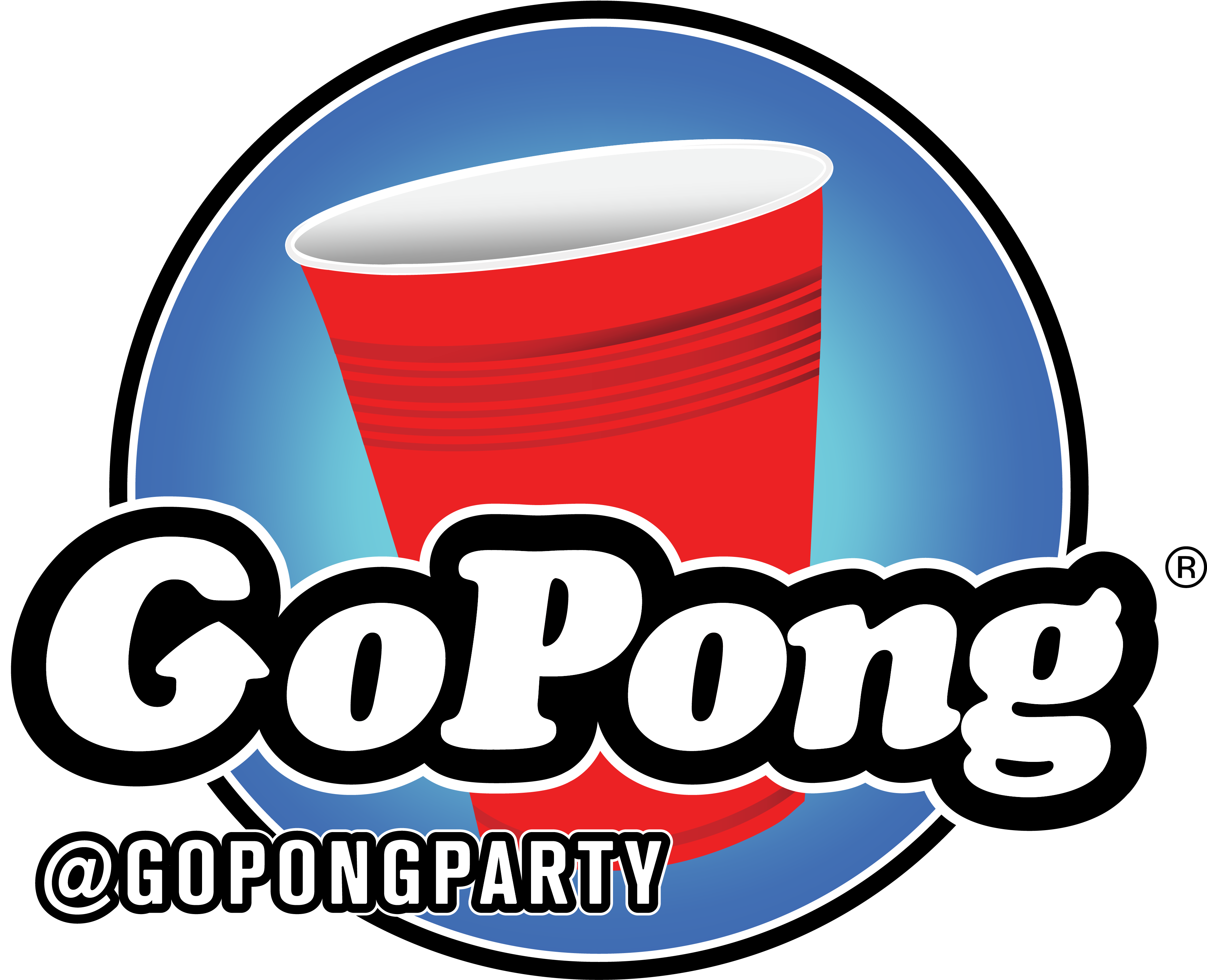 The Original Freezable Beer Pong Rack - Beer Pong (4033x4033), Png Download
