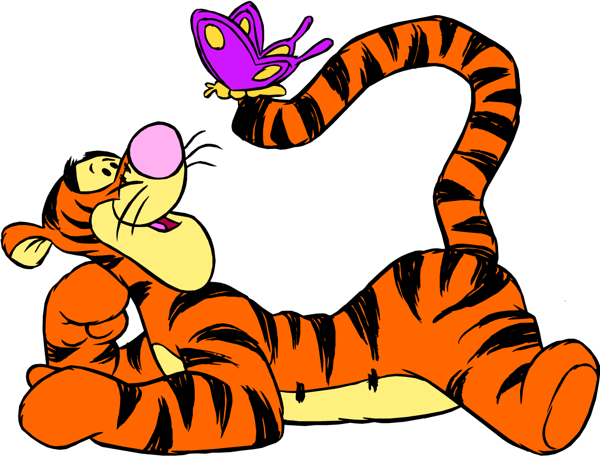 Cartoon Png Clipart Photoshop - Tigger Winnie The Pooh (1337x933), Png Download
