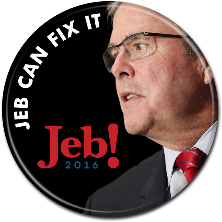 Jeb Bush Button - Jeb (800x800), Png Download
