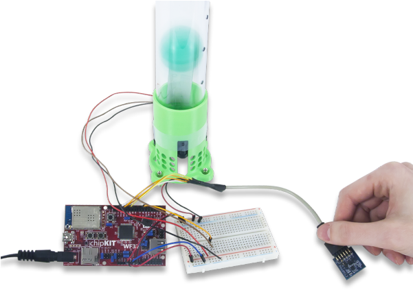 Controlling The Height Of A Ping Pong Ball With Digilent's - Height Control Of Ping Pong Ball (600x439), Png Download