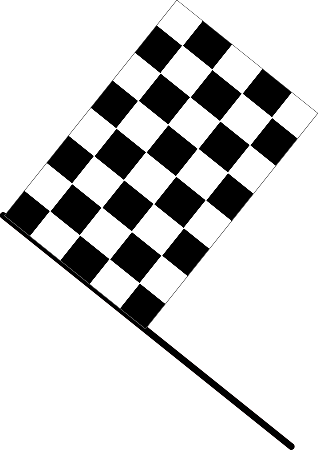 Clipart Png File Tag List, Clip Arts Svg File - Racing Checkered Flag Twin Duvet (637x900), Png Download