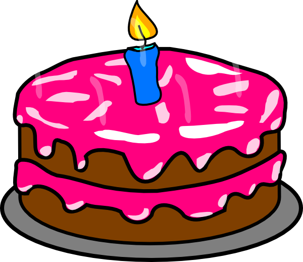 Cake Clip Art At Clker - Clip Art Images Of Cake (600x518), Png Download
