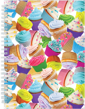 Cupcakes 3d Journal - Iscream Cupcakes 3d Spiral-bound Journal (415x415), Png Download